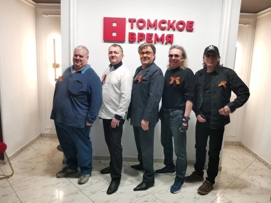 Валерий Ромашов и группа "Джет Семь Ноль"  стали гостями утренней программы «Однажды утром» на телеканале «Томское время» 23 апреля